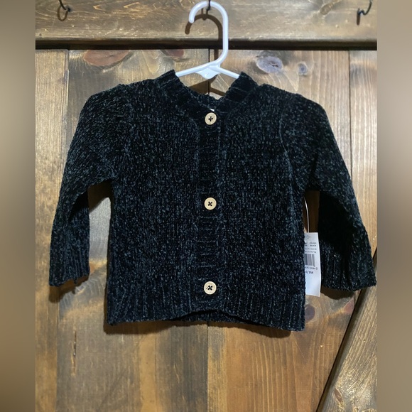 Jessica Simpson Other - NWT Jessica Simpson Black Cardigan, size 0/3 months, smoke free home